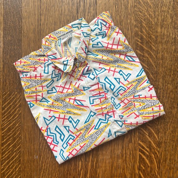 "Saved By The Bell" Vintage 80s/90s Positive Image Short-Sleeve Shirt - Medium - Picture 4 of 8